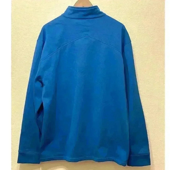 IZOD PerformX Men's Jacket Sz XXL Quarter Zip Pullover Blue Mock Neck Athletic - Picture 4 of 12